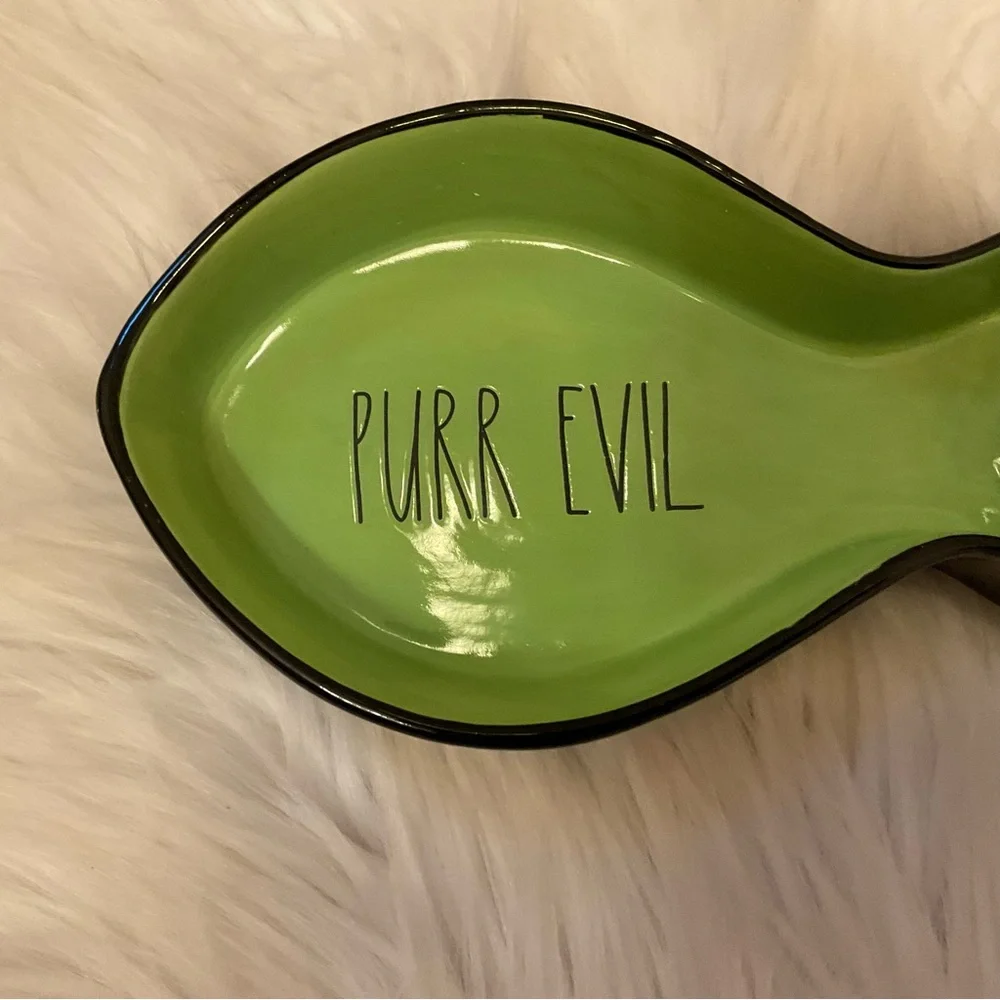 Rae Dunn Purr Evil Pet Bowl - New